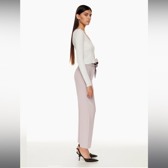 Size 8 | Aritzia Wilfred Tie-Front Pant - Picture 2 of 13